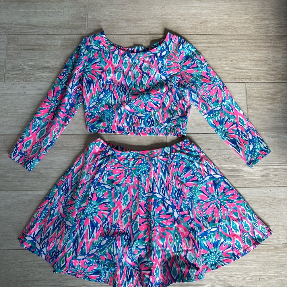 Lilly Pulitzer two piece crop set